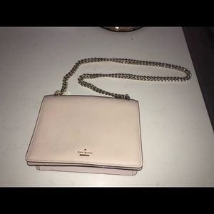 Kate spade cross body with chain.